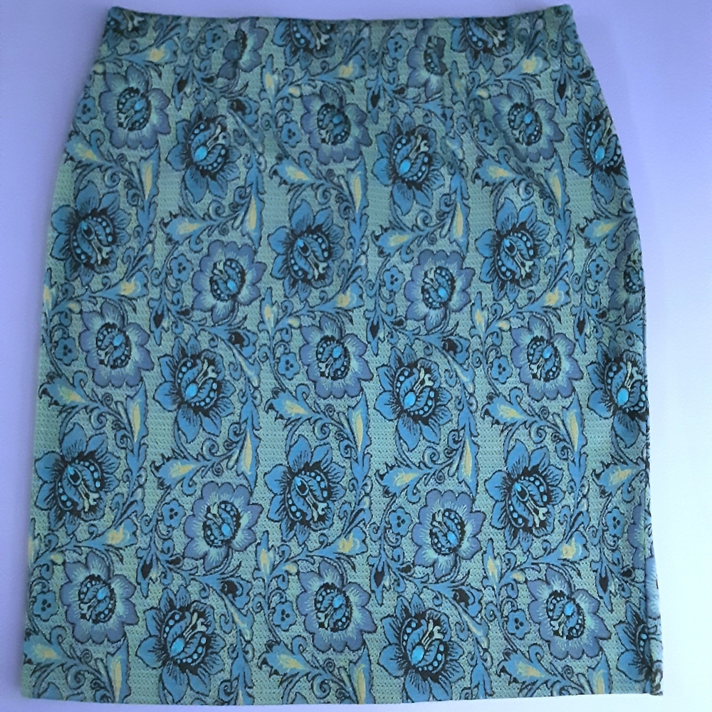 J. Jill colorful floral skirt women's xs - Picture 2 of 9